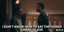 I Dont Know How To Say The Things I Want To Ask Brandon Black GIF - I Dont Know How To Say The Things I Want To Ask Brandon Black Kordell GIFs