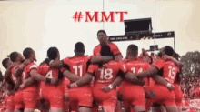 Team Huddle Red GIF - Team Huddle Red GIFs