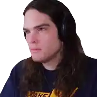 a man with long hair is wearing headphones and a shirt that says lakers on it