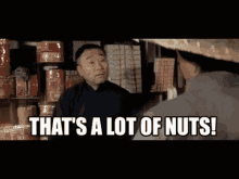 Nuts Thats A Lot Of Nuts GIF - Nuts Thats A Lot Of Nuts Surprised GIFs