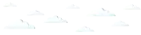 a seamless pattern of blue clouds floating in the sky