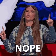Nope Chelsea Chanel Dudley GIF - Nope Chelsea Chanel Dudley Ridiculousness GIFs