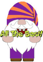 Gnome All The Best Sticker - Gnome All The Best Stickers