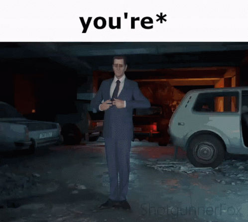 you&#39;re