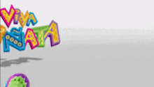 a colorful sign that says viva rana on it