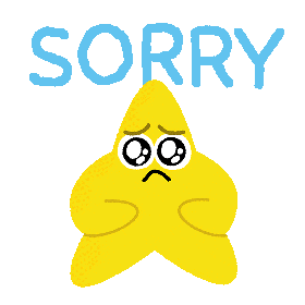 Sorry Im Sorry Sticker