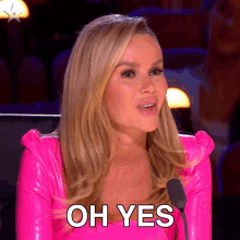 Oh Yes Amanda Holden GIF - Oh Yes Amanda Holden Britains Got Talent GIFs
