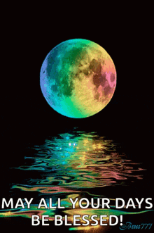Moon Full Moon GIF - Moon Full Moon Colorful GIFs