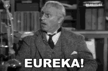 Eureka John Barrymore GIF - Eureka John Barrymore The Invisible Woman GIFs