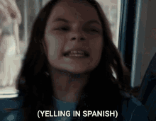 Dafne Keen Yelling In Spanish GIF - Dafne Keen Yelling In Spanish Logan GIFs