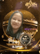 a star maker advertisement with a woman named mhay