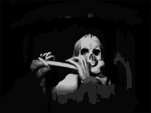 Squeleton Bone Flute GIF