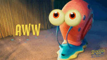 Aww Gary The Snail GIF - Aww Gary The Snail The Spongebob Movie GIFs