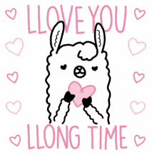 I Love You Long Time GIF - I Love You Long Time Alpaca GIFs