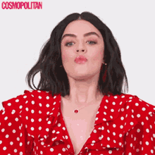 Blowing Lucy Hale GIF - Blowing Lucy Hale Blow It Up GIFs