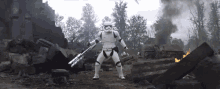Star Wars The Force Awakens GIF - Star Wars The Force Awakens Storm Trooper GIFs