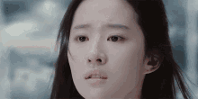 楚楚可怜 GIF - Liu Yi Fei Sad Teary Eyed GIFs