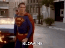 Superman Blow GIF