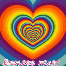 Endless Heart Heart GIF - Endless Heart Heart Rainbow GIFs