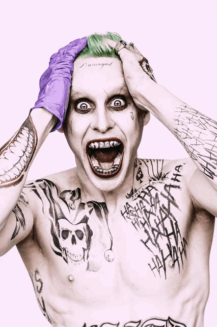 Suicide Squad Director Explains the Jokers Tattoos  Backstory