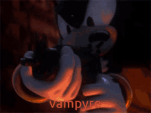 Vampyre Shadow The Hedgehog GIF - Vampyre Shadow The Hedgehog Gun GIFs