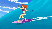 Daphne Scooby Doo GIF - Daphne Scooby Doo Surfing GIFs