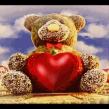 Bear Hearts GIF - Bear Hearts Balloons GIFs