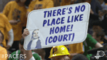 theres no place like home home court super fan lets go indiana pacers