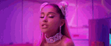 Ariana Grande Singing GIF - Ariana Grande Singing Music Video GIFs