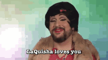 Laquisha Loves You GIF - La Quisha Loves You Kiss GIFs