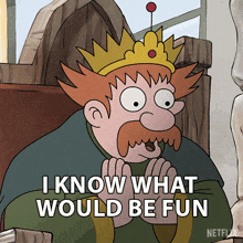 I Know What Would Be Fun King Zøg GIF - I Know What Would Be Fun King Zøg John Dimaggio GIFs
