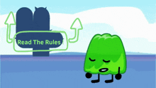 Read The Rules Bfb GIF - Read The Rules Bfb Gelatin GIFs
