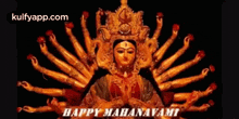 May You Be Blessed With Good Fortune And Happiness......Gif GIF - May You Be Blessed With Good Fortune And Happiness..... Durgaashtami Happy Maha Ashtami GIFs