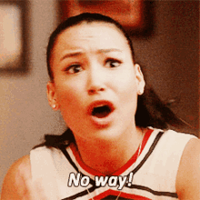 Glee Santana Lopez GIF - Glee Santana Lopez No Way GIFs