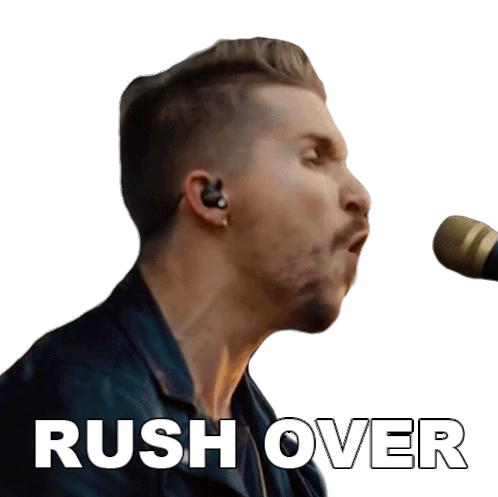 Rush Over Cole Rolland Sticker - Rush Over Cole Rolland Ignite Song Stickers