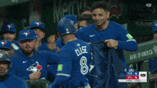 the blue jays are playing the stl team