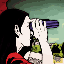 Spying With Binoculars Rani Lakshmi Bai GIF - Spying With Binoculars Rani Lakshmi Bai Amar Chitra Katha GIFs