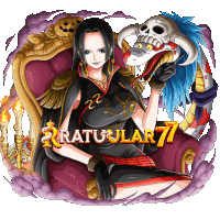 a cartoon of a woman sitting in a chair with a skull and the words ratuular 77 on the bottom