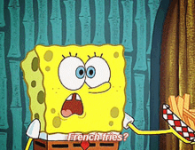 spongebob french fries fries french fry day national french fries day
