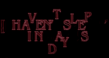 havent sleep in days stranger things logo insomnia did you sleep well