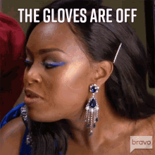 The Gloves Are Off Married To Medicine GIF - The Gloves Are Off Married To Medicine Im No Longer Playing Games GIFs