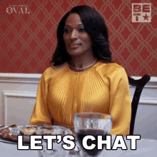 Lets Chat Victoria Franklin GIF - Lets Chat Victoria Franklin The Oval GIFs