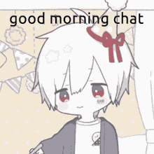 Good Morning Chat Mafumafu GIF - Good Morning Chat Good Morning Mafumafu GIFs