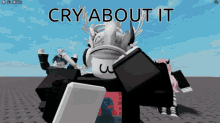 Roblox Meme Cry About It GIF - Roblox Meme Cry About It Roblox GIFs