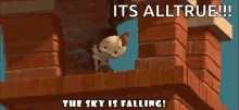 The Sky Is Falling Chicken Little GIF - The Sky Is Falling Chicken Little Chicken GIFs