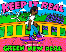 Keep It Real With The Green New Deal Alexandria Ocasio Cortez GIF - Keep It Real With The Green New Deal Alexandria Ocasio Cortez Aoc GIFs
