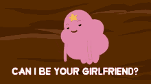 Love At First Sight GIF - Adventure Time Can I Be Your Girlfriend Battingeyelashes GIFs