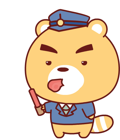 Policeman Beep Sticker - Policeman Beep Whistle Stickers