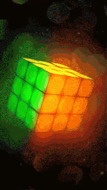 Rubix Cube Colorful GIF