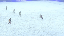 Playing Soccer In The Snow Real Salt Lake GIF - Playing Soccer In The Snow Real Salt Lake Major League Soccer GIFs